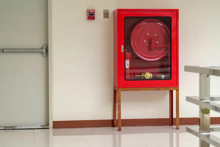 Teste hidrostático mangueiras de hidrante