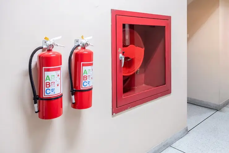Teste de mangueira de hidrante em São Paulo